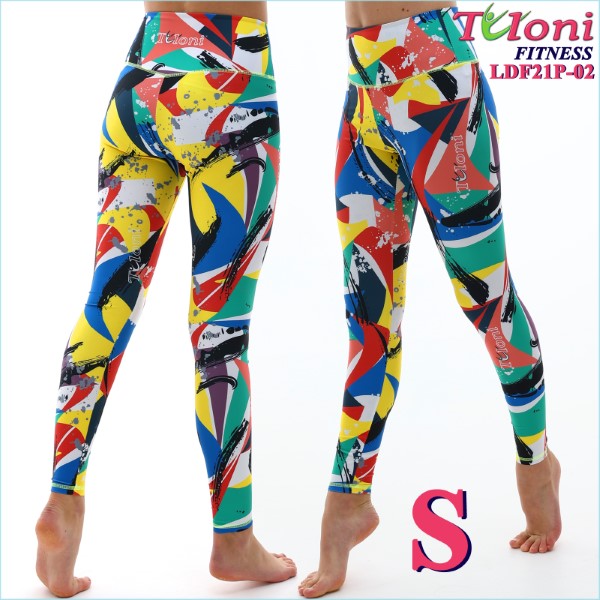 Footless Leggings Tuloni Fitness des. Versace s. S col. GxYxR Art. LDF21P-02-S