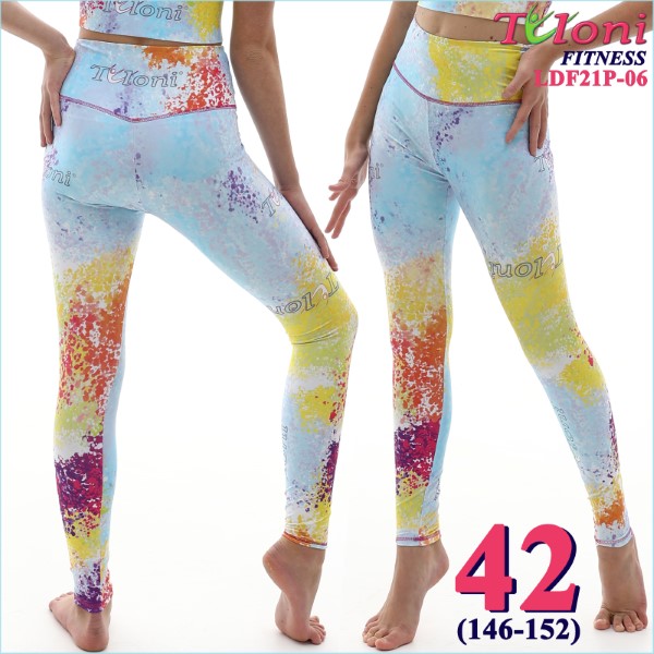 Footless Leggings Tuloni Fitness des. Blot s. 42 col. LIBUxRxY Art. LDF21P-06-42