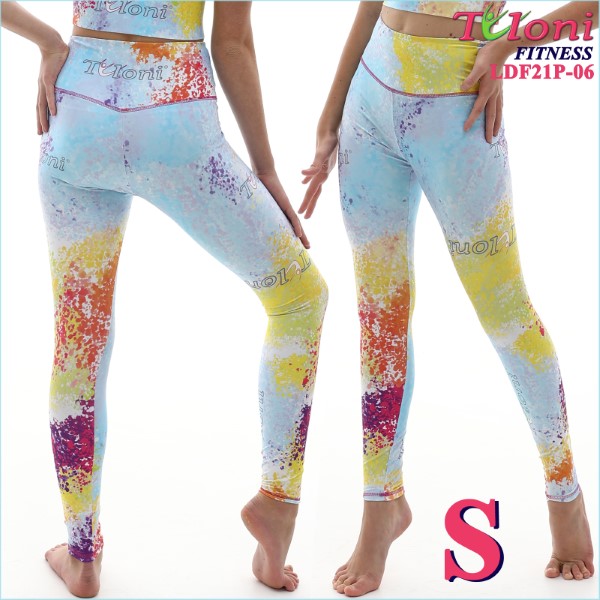 Footless Leggings Tuloni Fitness des. Blot s. S col. LIBUxRxY Art. LDF21P-06-S