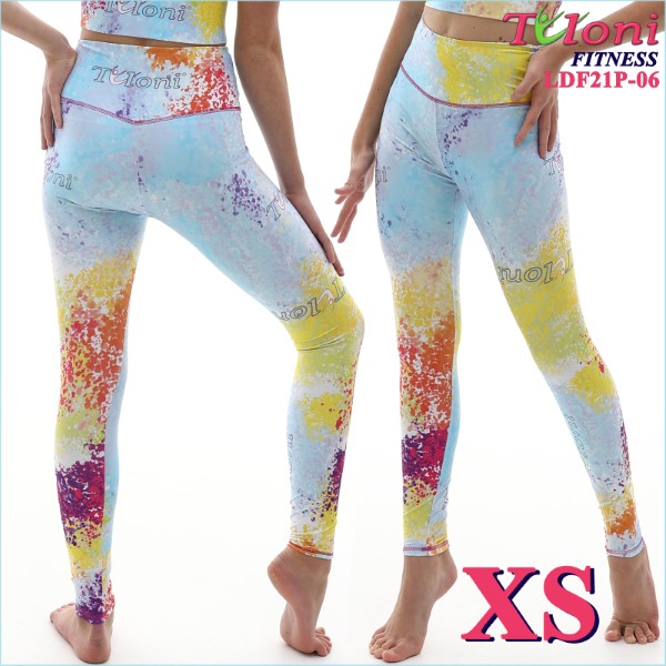 Footless Leggings Tuloni Fitness des. Blot s. XS col. LIBUxRxY Art. LDF21P-06-XS