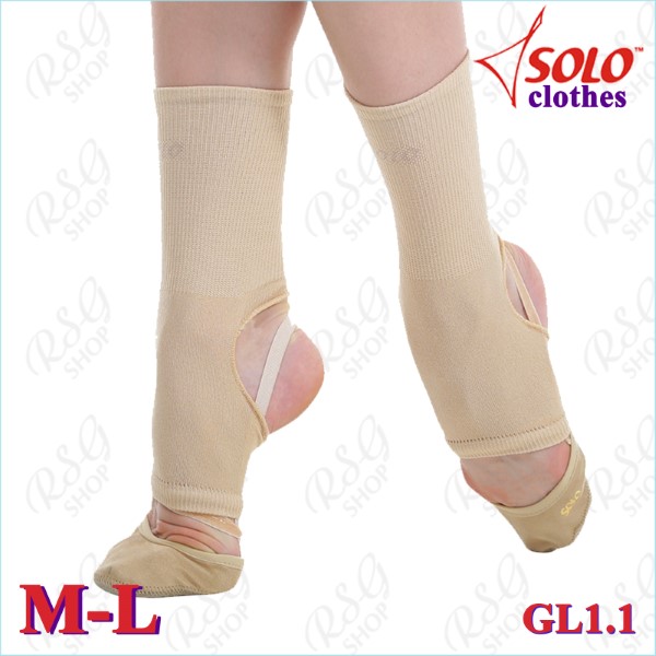 Ankle Warmers Solo knited s. M-L (33-36cm) col. Beige GL1.1-ML