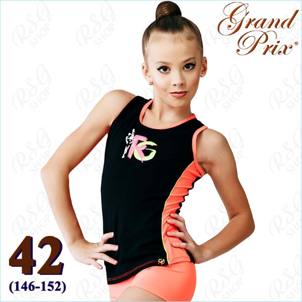 Майка борцовка GP mod. NILDA s. 42 (146-152) Black-Pink Art. GYT337x-42