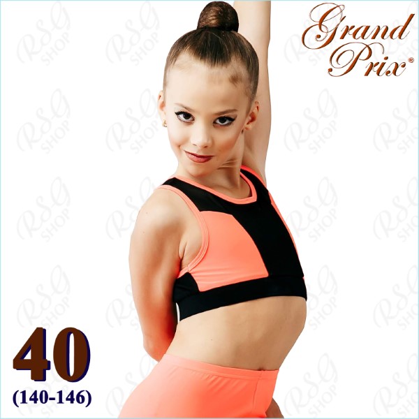 Short Tank Top GP mod. DELFINA s. 40 (140-146) Black-Pink Art. GYT3711-40