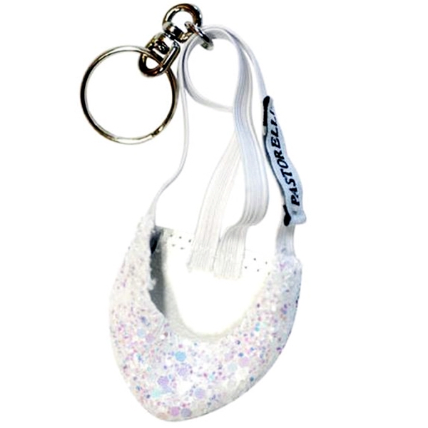 Anhänger Pastorelli Half Shoe Glitter Bianco Art. 01140
