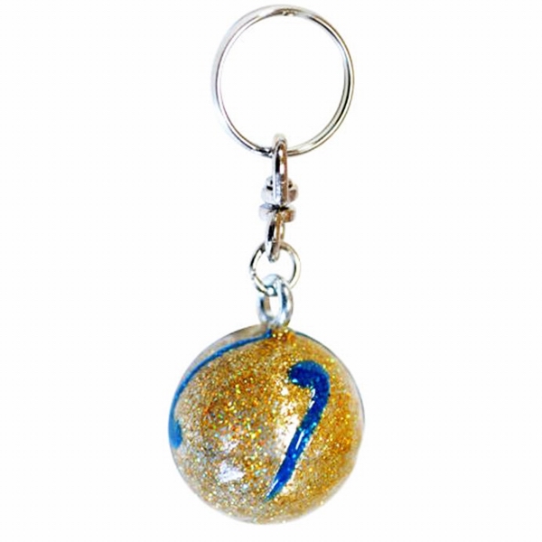 Anhänger Pastorelli Ball Oro-Blu Glitter Art. 00574