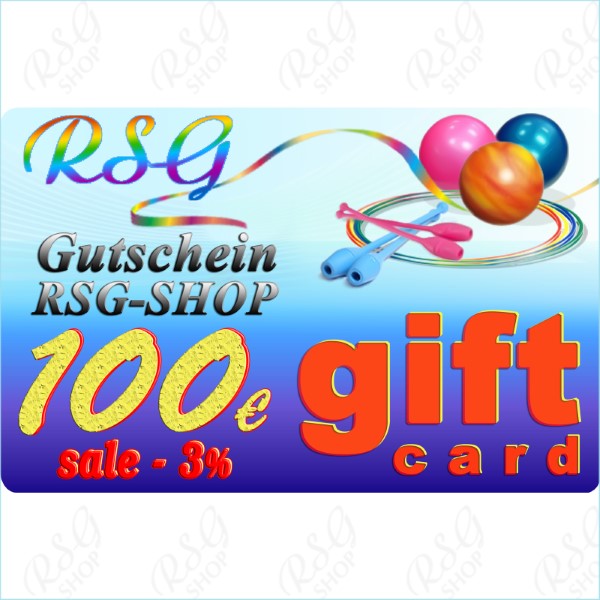 Gift Card 100 EUR - validity 3 years - Sale 3% Art. SERT-100E97