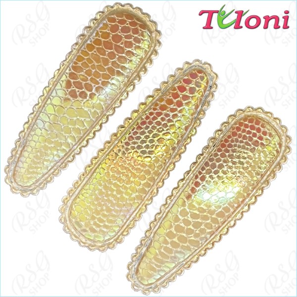 3 x Haarspangen Tuloni 5cm col. Blond HBA202008-05-3