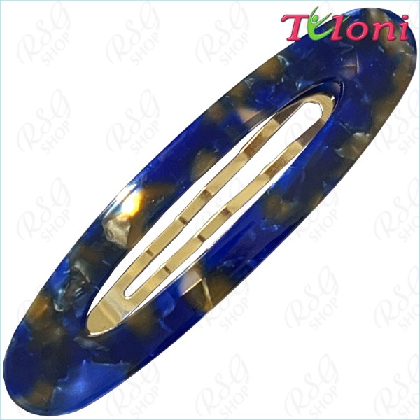 Big Hair Clip Tuloni 8cm col. 12 Blue Art. HBA202012-12