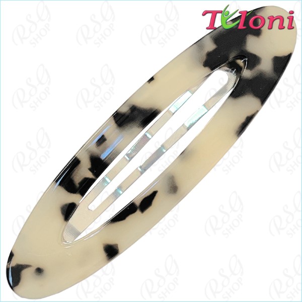 Big Hair Clip Tuloni 8cm col. 21 Leopard Grey Art. HBA202012-21