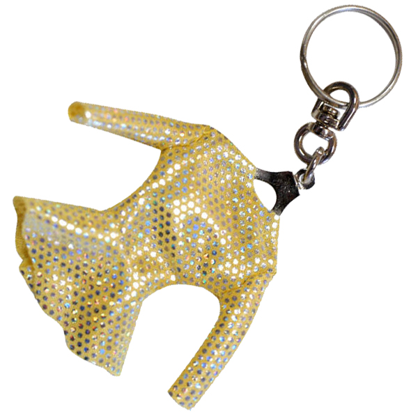Fob for keys Pastorelli Mini-Leotard col. Yellow Art. 00385