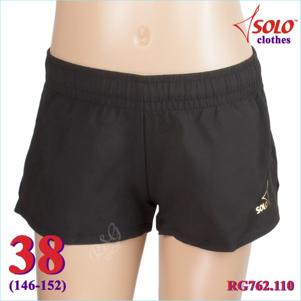 Kurzhose Solo Gr. 38 (146-152) Polyester Black RG762.110-38