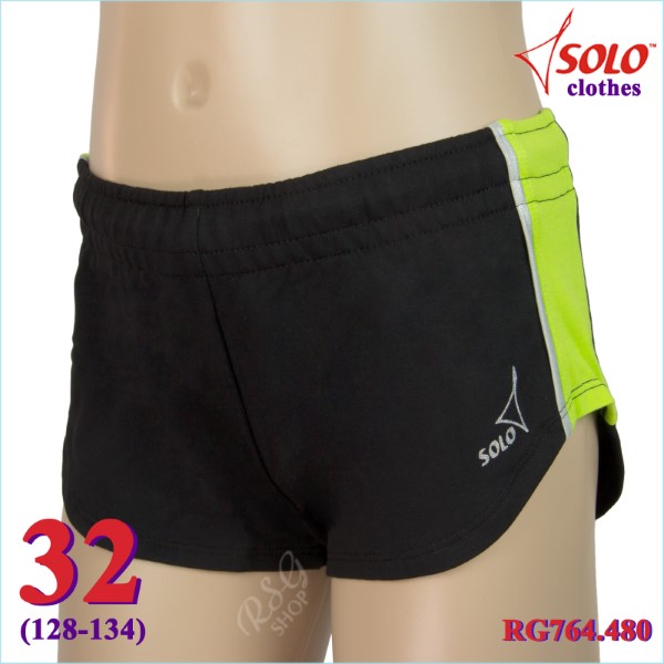 Kurzhose Solo s. 32 (128-134) col. Black-Lime RG764.480-32