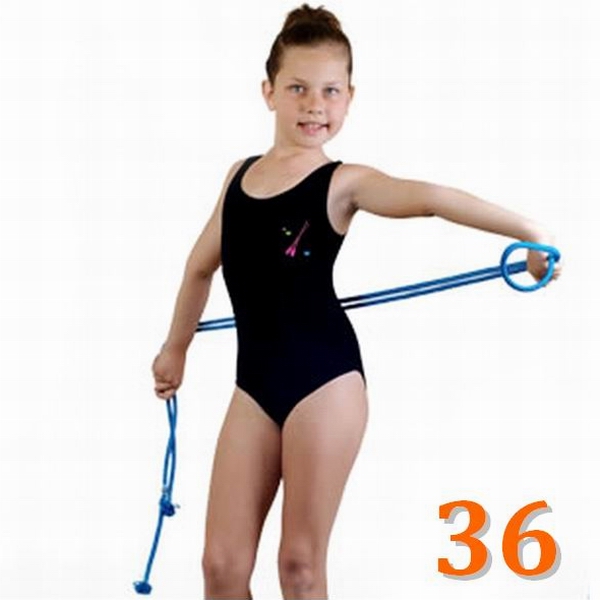 Tank Leotard GP mod. MADLEN.V s. 36 (128-134) Black LGL30V-36