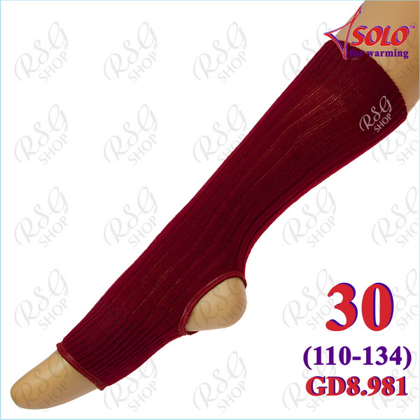 Гетры Solo knited s. 30 cm col. Wine red GD8.981-30