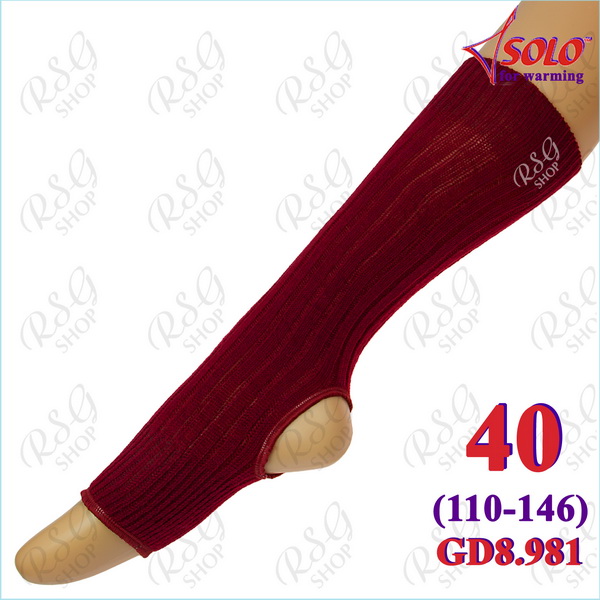 Гетры Solo knited s. 40 cm col. Wine red GD8.981-40