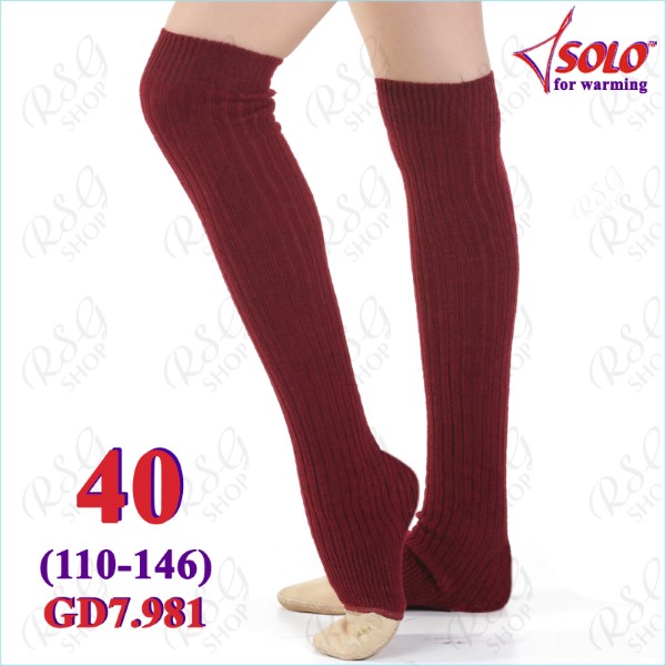 Гетры Solo knited s. 40 cm col. Wine red GD7.981-40