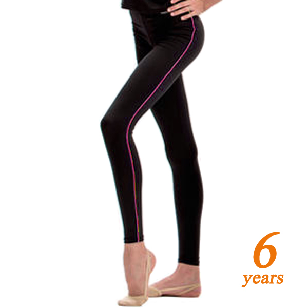 Leggings Pastorelli Microfiber s. 6 (116-122) Black-Pink 04488