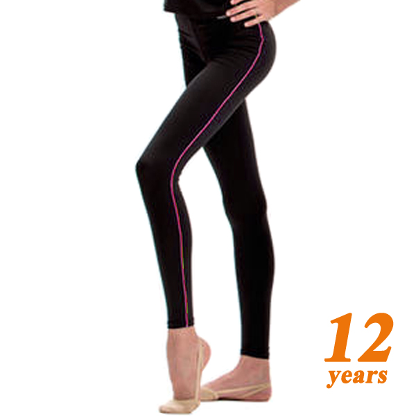 Leggings Pastorelli Microfiber s. 12 (134-140) Black-Pink 04491