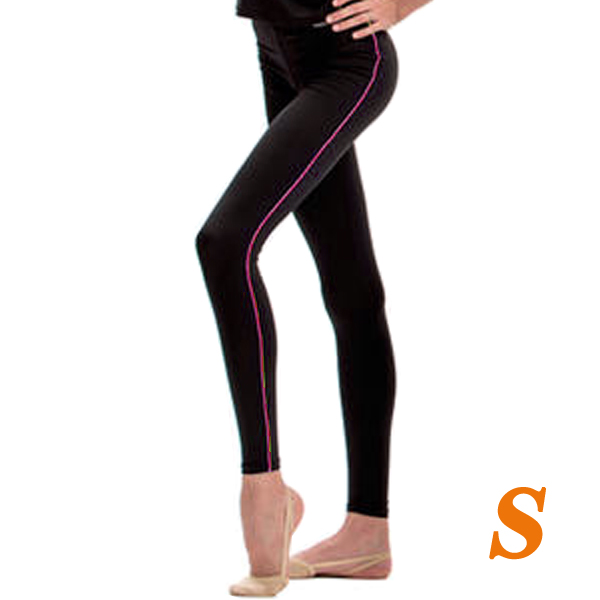Leggings Pastorelli Microfiber S (146-152) Black-Pink 04493