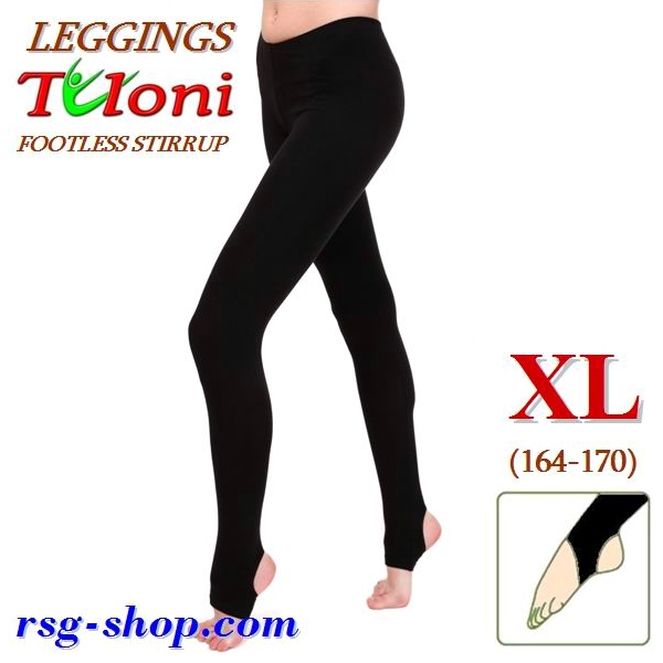 Леггинсы без пятки Tuloni s. XL (164-170) col. Black LP02C-BXL