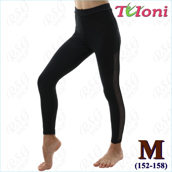 Footless Leggings Tuloni mesh insert s. M (152-158) col. Black Art. LD04PM-BM