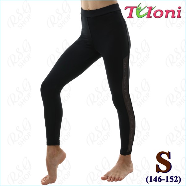 Footless Leggings Tuloni mesh insert s. S (146-152) col. Black Art. LD04PM-BS