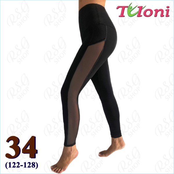 Footless Leggings Tuloni mod. Gella s. 34 (122-128) col. Black Art. LD03C-B34