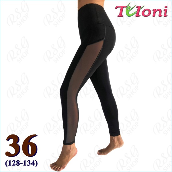 Footless Leggings Tuloni mod. Gella s. 36 (128-134) col. Black Art. LD03C-B36