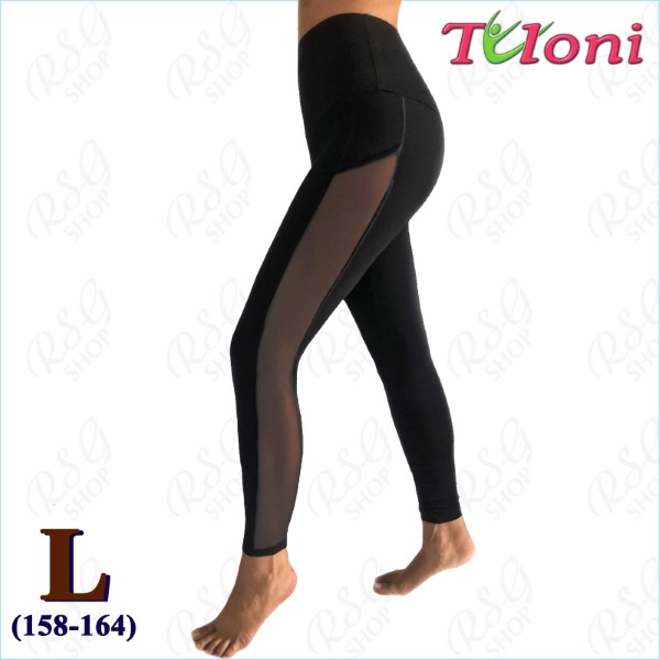 Footless Leggings Tuloni mod. Gella s. L (158-164) col. Black Art. LD03C-BL