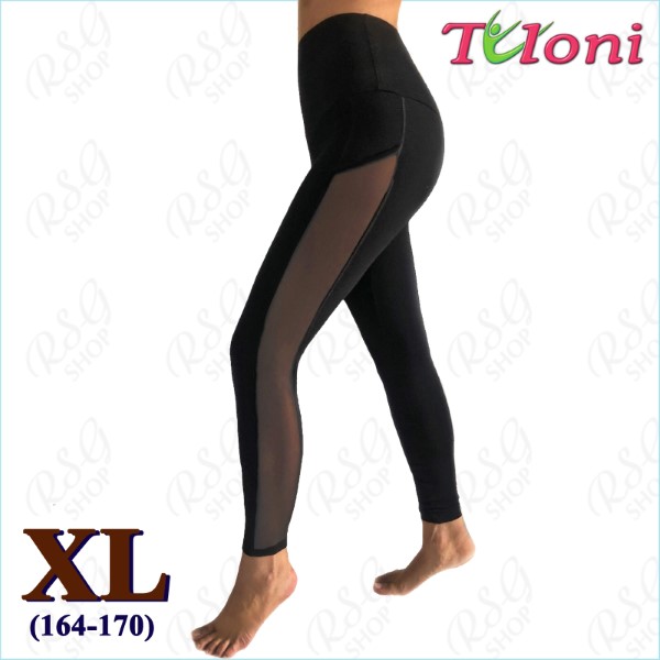 Footless Leggings Tuloni mod. Gella s. XL (164-170) col. Black LD03C-BXL