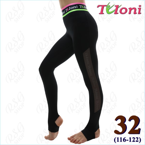 Леггинсы Tuloni Mesh Elastic s. 32 (116-122) col. Black LP04PGM-B32