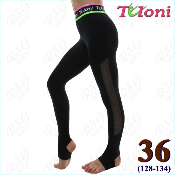 Леггинсы Tuloni Mesh Elastic s. 36 (128-134) col. Black LP04PGM-B36