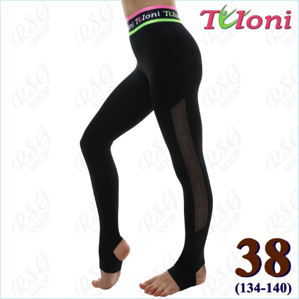 Леггинсы Tuloni Mesh Elastic s. 38 (134-140) col. Black LP04PGM-B38
