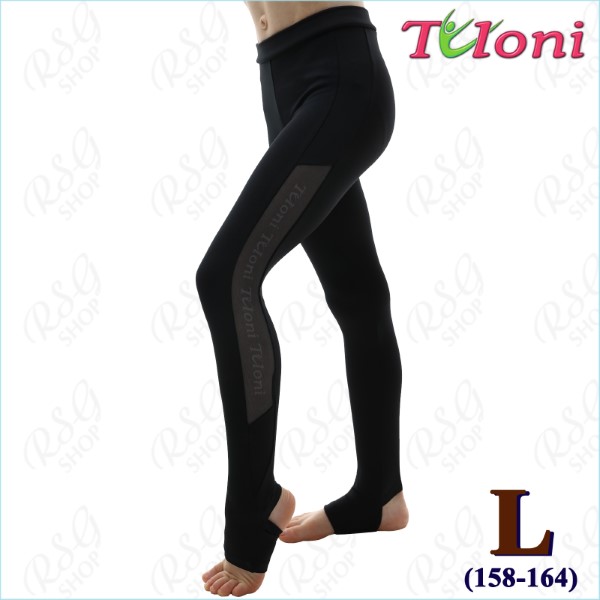Леггинсы Tuloni mesh insert s. L (158-164) col. Black Art. LP03PM-BL