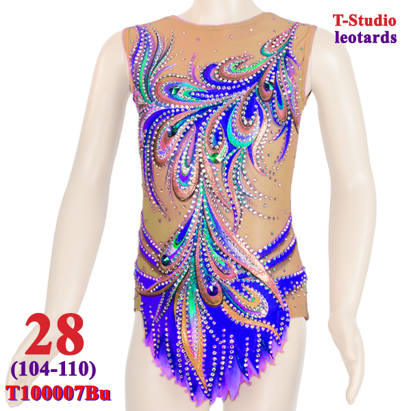 RG Leotard T-Studio s. 28 (104-110) col. Blue Art. T100007Bu-28