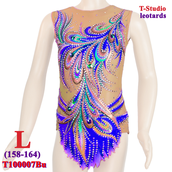 RG Leotard T-Studio s. L (158-164) col. Blue Art. T100007Bu-L