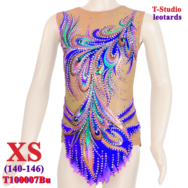 RG Leotard T-Studio s. XS (140-146) col. Blue Art. T100007Bu-XS