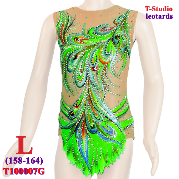 RG Leotard T-Studio s. L (158-164) col. Green T100007G-L