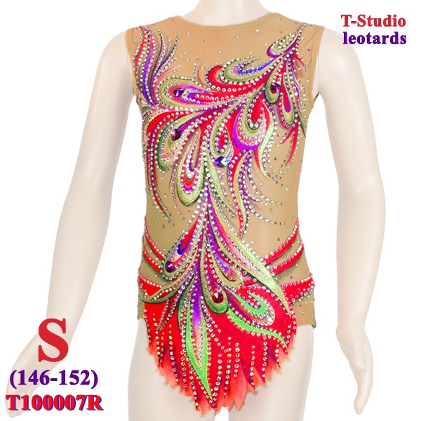 RG Leotard T-Studio s. S (146-152) col. Red Art. T100007R-S