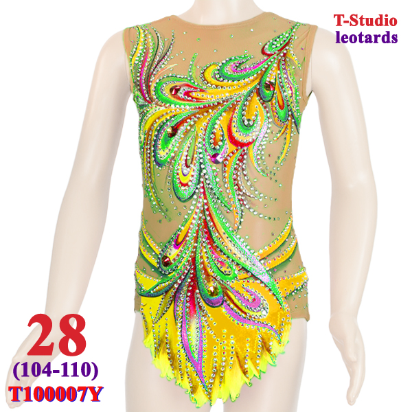 RG Leotard T-Studio s. 28 (104-110) col. Yellow T100007Y-28