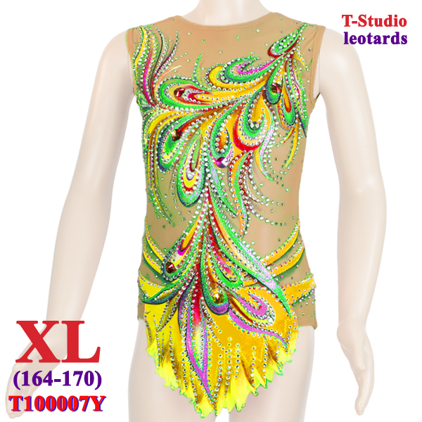 RG Leotard T-Studio s. XL (164-170) col. Yellow T100007Y-XL
