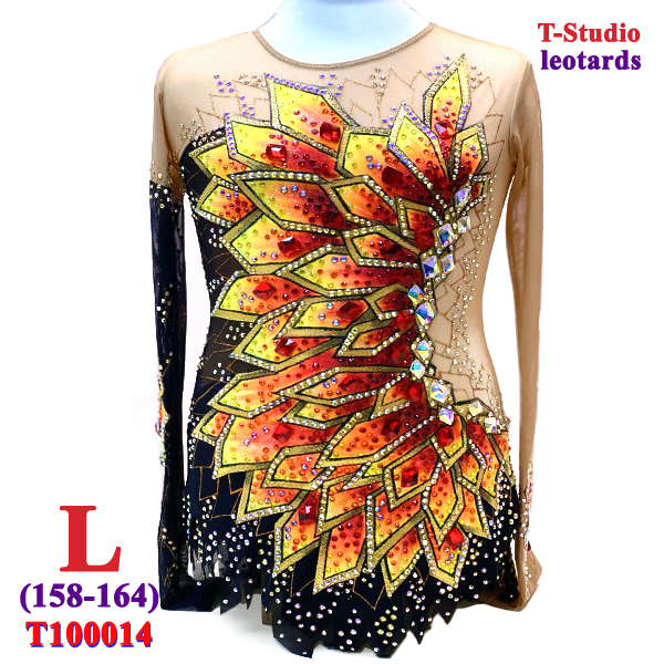 Купальник для выступлений T-Studio s. L (158-164) col. Orange Art. T100014-L