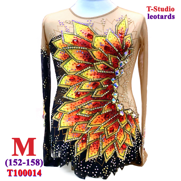 Купальник для выступлений T-Studio s. M (152-158) col. Orange Art. T100014-M