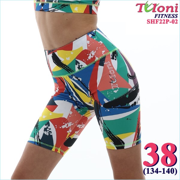 Bike Shorts Tuloni Fitness des. Versace s. 38 col. GxYxR Art. SHF22P-02-38