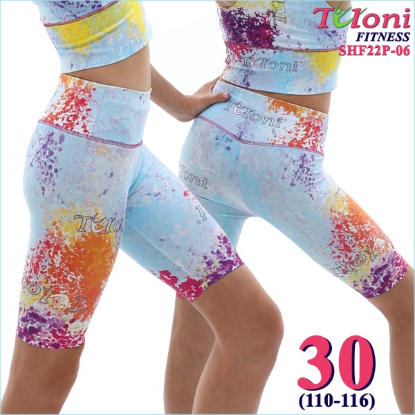 Bike Shorts Tuloni Fitness des. Blot s. 30, col LIBUxRxY, Art SHF22P-06-30