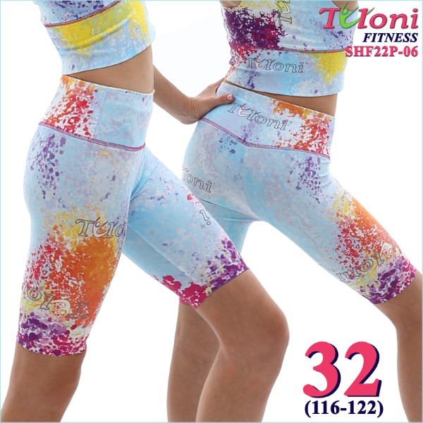 Bike Shorts Tuloni Fitness des. Blot s. 32, col LIBUxRxY, Art SHF22P-06-32