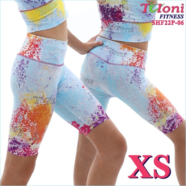 Bike Shorts Tuloni Fitness des. Blot s. XS col. LIBUxRxY Art. SHF22P-06-XS