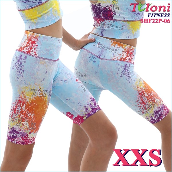 Bike Shorts Tuloni Fitness des. Blot s. XXS col. LIBUxRxY Art. SHF22P-06-XXS