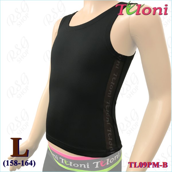 Long Tanktop Tuloni mesh TL-09 s. L (158-164) Black TL09PM-BL