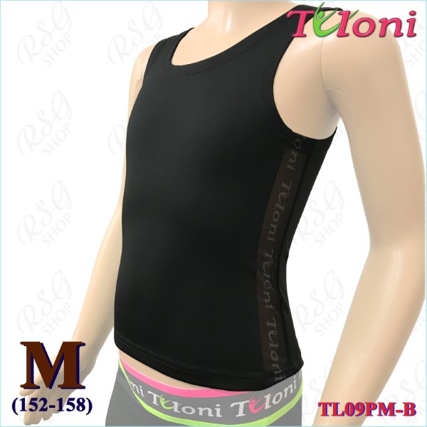 Long Tanktop Tuloni mesh TL-09 s. M (152-158) Black TL09PM-BM
